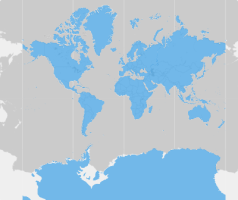 Map of World Continents