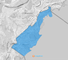 Map of Monaco wards