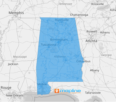 Map of U.S. State Legislative Districts