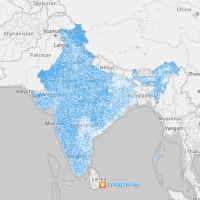 Map of India states and territories
