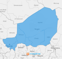 Map of Niger regions