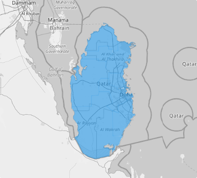 Map of Qatar Municipalities