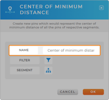 Center of minimum distance: name your new pin layer