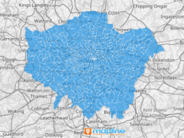 Map of London wards