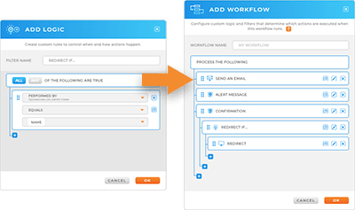 Apply workflow logic