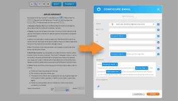 Example service agreement