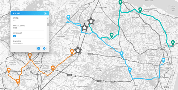 Customize your map pop-out bubbles to display key sales data