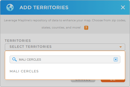 Add Maldives provinces to your map in Mapline