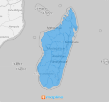 Map of Madagascar regions