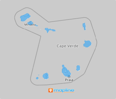 Map of Cape Verde Municipalities