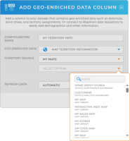 Add map territory to your datasets in just a few clicks!