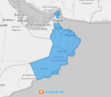 Map of Oman governorates