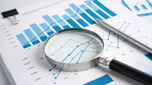 Data under a magnifying glass