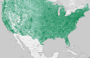 Map of U.S. Zip Codes