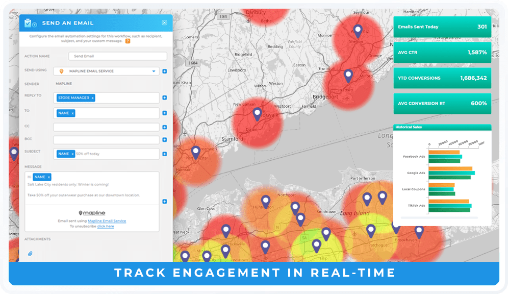 Track customer engagement in real-time