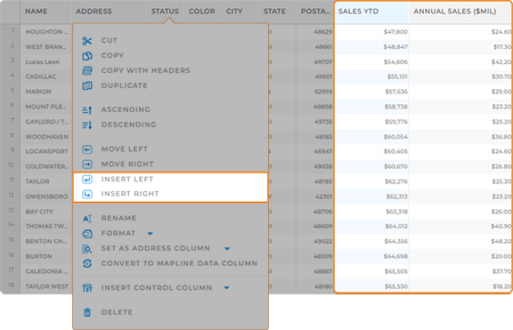 Configure your dataset to support marketing maps