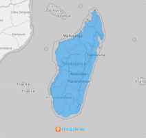 Map of Madagascar provinces