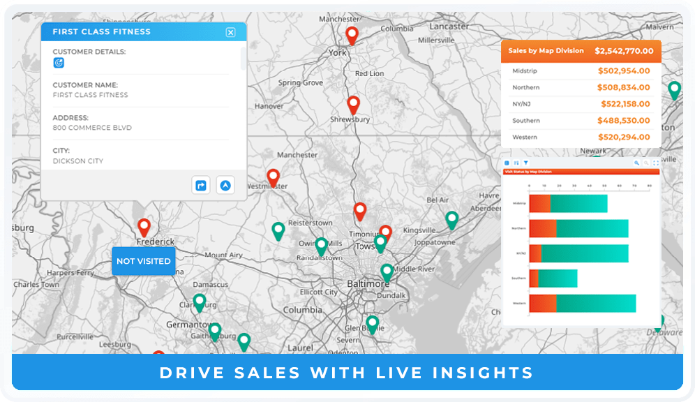 Drive sales with real-time insights from Mapline's Geospatial analytics powerhouse