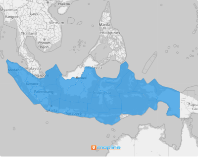 Map of Indonesia Provinces