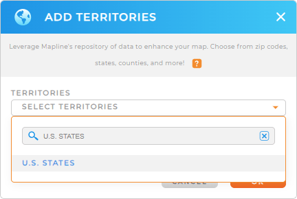 Add US States to your map