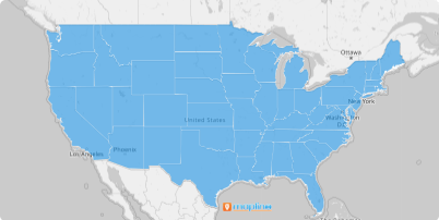 Map of US States