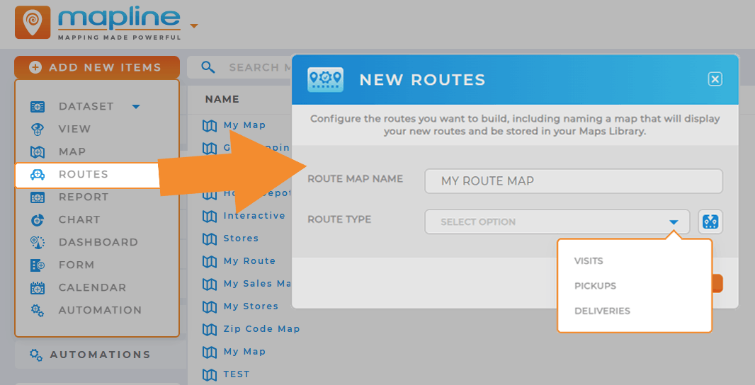 Add New Route