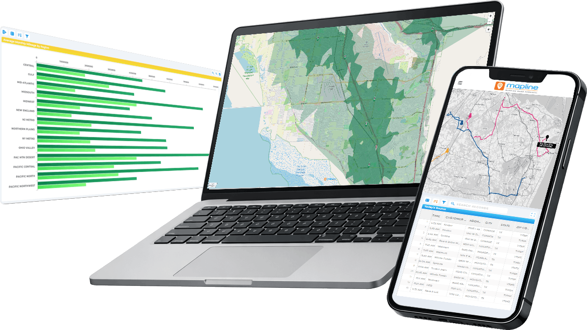 Improve workforce planning with drive time polygons