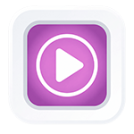 Purple Video Icon